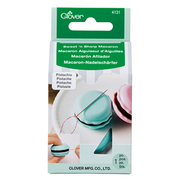 Magnetischer Nadelschärfer Macaron Pistazie - magnetisches Nadelkissen