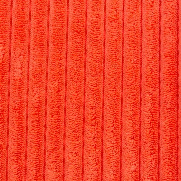 Samtcord uni mandarinen orange – robuster Breitcordstoff für Möbel & Taschen Wanja von Swafing