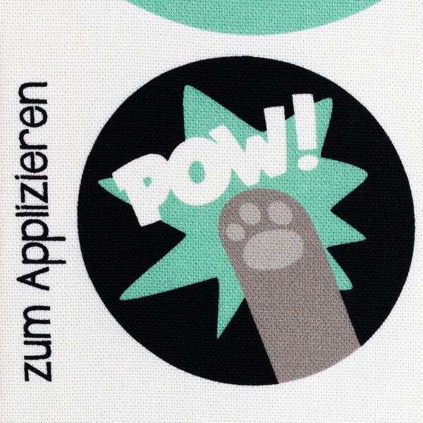 DIY Nähset Turnbeutel Waschbär von Käselotti - Tierbeutel Panel 75x150cm