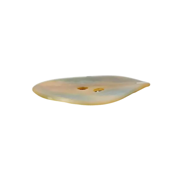 Perlmuttknopf natur 18 mm cremefarben waschbar