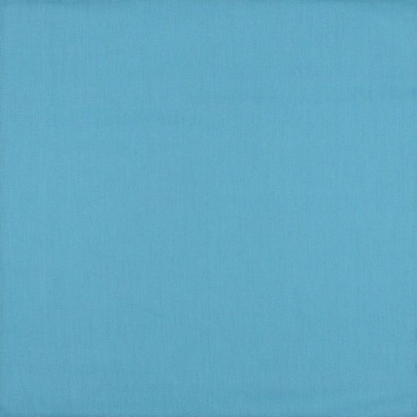 Baumwollstoff uni himmelblau - Baumwolle Popeline – Cotton Poplin sky blue