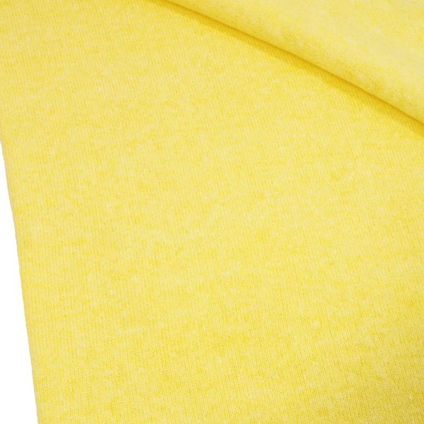 Weicher Strickstoff vanille gelb – BENE uni pastell gelb von Swafing