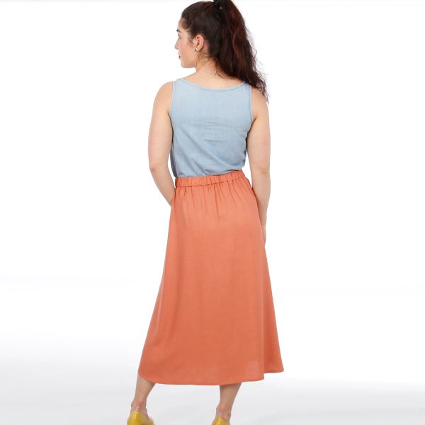 Schnittmuster FRAU CARRY • weiter Rock mit Gummibund von Studio Schnittreif • Gr. XS-XXL
