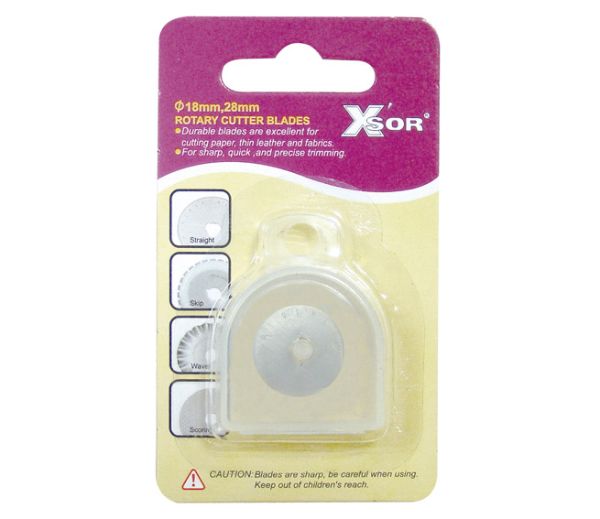 2x Ersatzklinge für Rollschneider MICRO 18mm - Rotary Cutter Rollenschneider