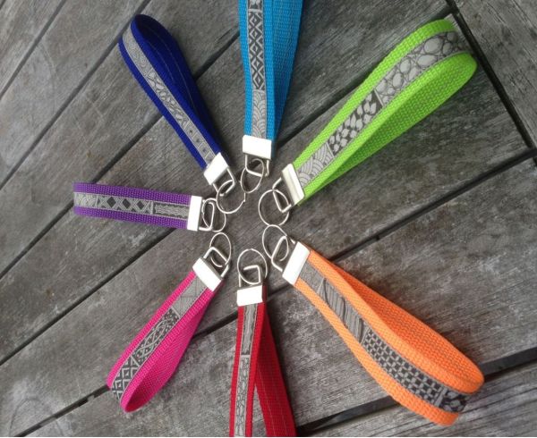 Schlüsselband Rohlinge 25mm silber