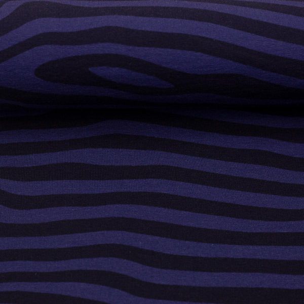 French Terry What the Duck Kombistoff Wellen blau - Salty Soul by Thorsten Berger