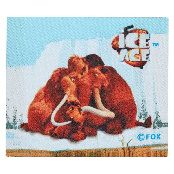 Bügelbild Ice Age Mammut Manni Ellie Peaches - Applikation zum Aufbügeln