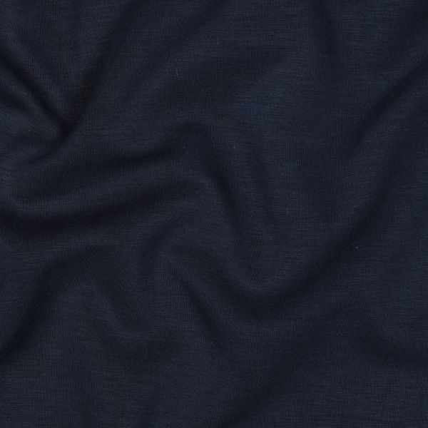 Scuba Jersey navy dunkelblau • Modaljersey mit Stand • 290 g/m²