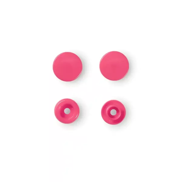 30 Prym Color Snaps – Himbeer pinke Druckknöpfe (Ø 12,4 mm) für Kleidung & Accessoires