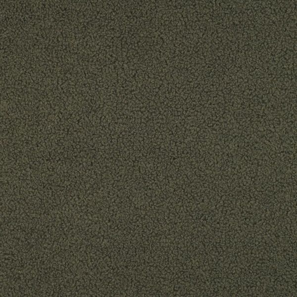 Teddy Bouclé Doubleface Fleece – Khaki Olivgrün – warmer Jackenstoff mit zwei kuscheligen Seiten