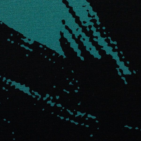 French Terry Eddie the Crab - Krabbe petrol - Salty Soul by Thorsten Berger - 85cm Panel