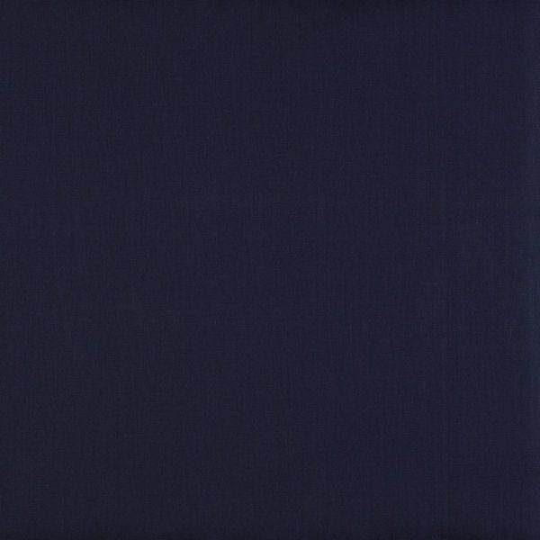 Baumwollstoff uni dunkelblau - Baumwolle Popeline – Cotton Poplin navy