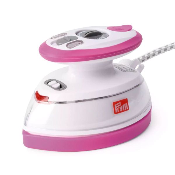 Prym Mini-Dampfbügeleisen Set Pink – Limited Edition mit Case & Silikonablage