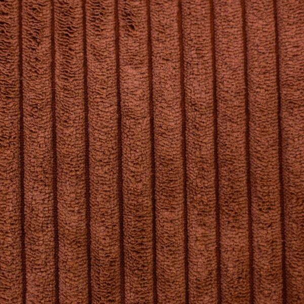 Breitcord Wanja terracotta rost – warmer Cord Samt für Möbel, Taschen & Kleidung