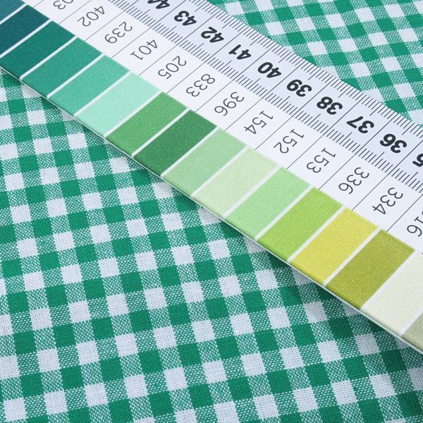 SALE - Baumwolle Vichy Karo 5mm grün – Georgsdorg von Swafing