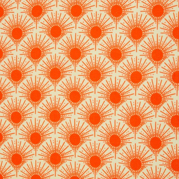 Double Slub Musselin Sonne orange apricot – Double Gauze Käselotti Bright by Swafing