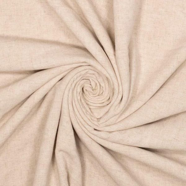 Leinen Viskose Jacquard Webware beige natur - champagner