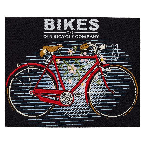 Bügelbild Bikes Old Bicycle Company Fahrrad - Applikation zum Aufbügeln