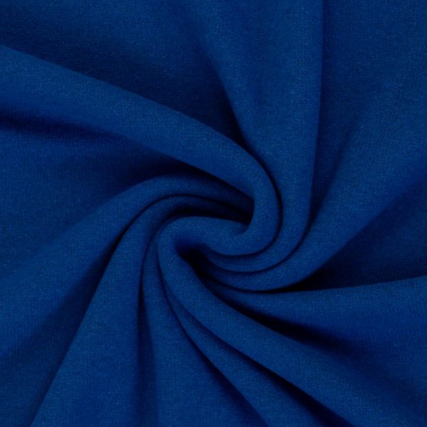 Weicher dicker Strickstoff in royal blau meliert – Strick Bono von Swafing