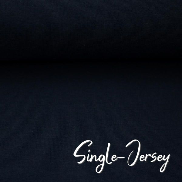 Single Jersey marineblau - Baumwolljersey VANESSA von Swafing