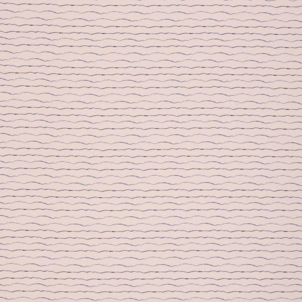 Baumwolljersey Wellen Streifen creme weiß – Serie Aurich waves maritim by Swafing