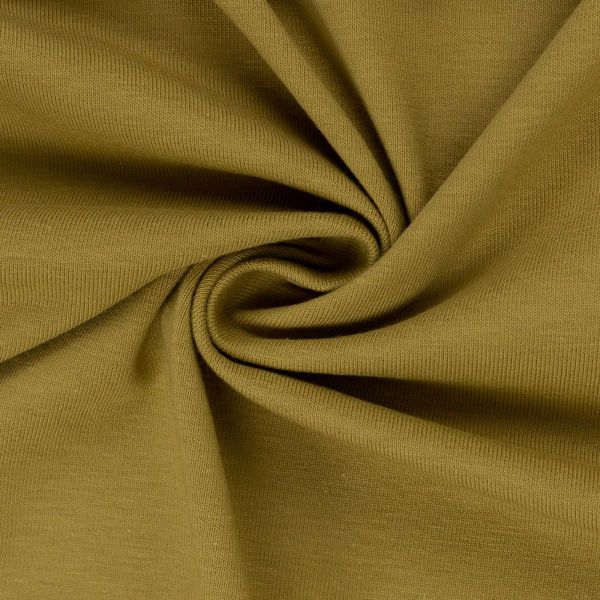 Single Jersey oliv khaki - Baumwolljersey VANESSA von Swafing