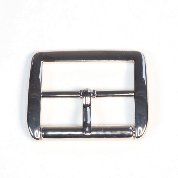 Gürtelschnalle 4cm silber | Metall Schnalle für 40mm Gurtband