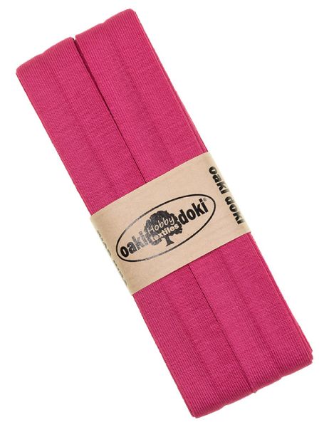 3m Elastisches Schrägband aus Jersey pink - Jerseyschrägband 40/20/10