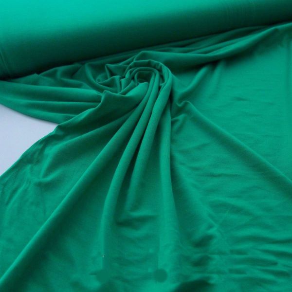 Viskose Jersey knitterfrei aus Bambus grün - cold bamboo jersey knit