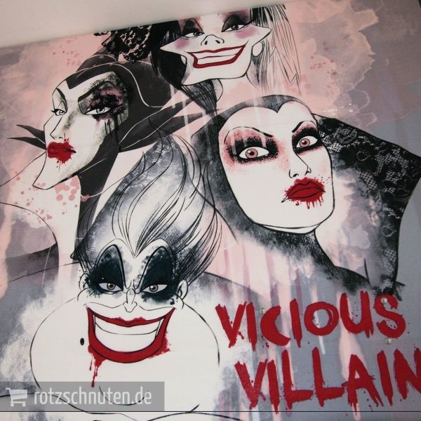 Baumwolle Disney Vicious Villains – die bösen Hexen – 90x110 cm
