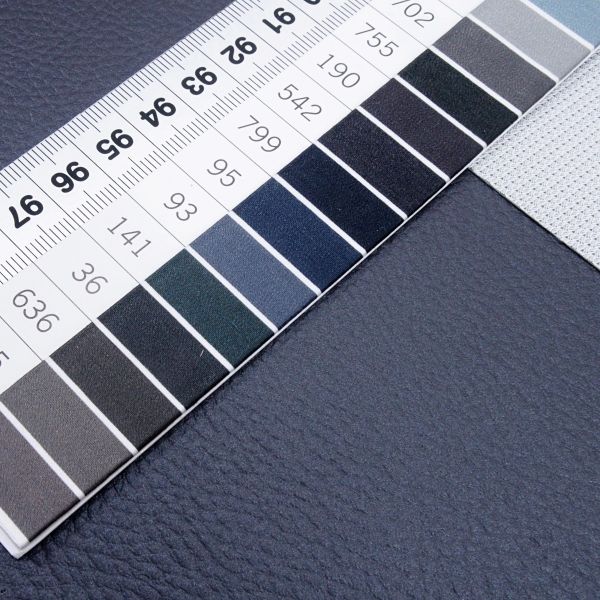 Kunstleder Lederimitat metallic dunkelgrau anthrazit – REX 790 genarbt