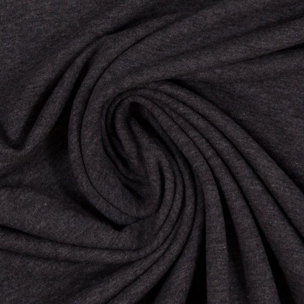 Soft Sweat uni anthrazit meliert - HEIKE Melange von Swafing