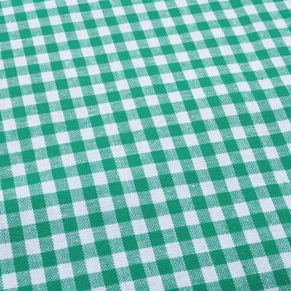 SALE - Baumwolle Vichy Karo 5mm grün – Georgsdorg von Swafing