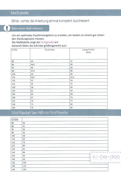 Schnittmuster Sommerkleid Kikky von KiBaDoo