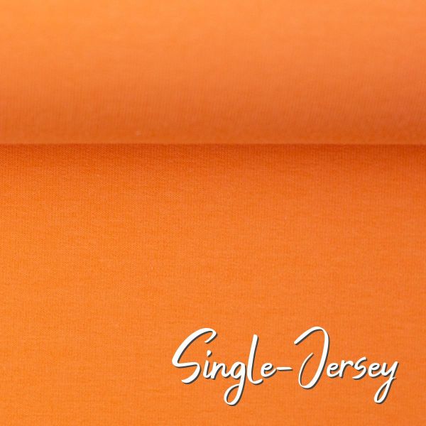 Single Jersey mandarine orange - Baumwolljersey VANESSA von Swafing