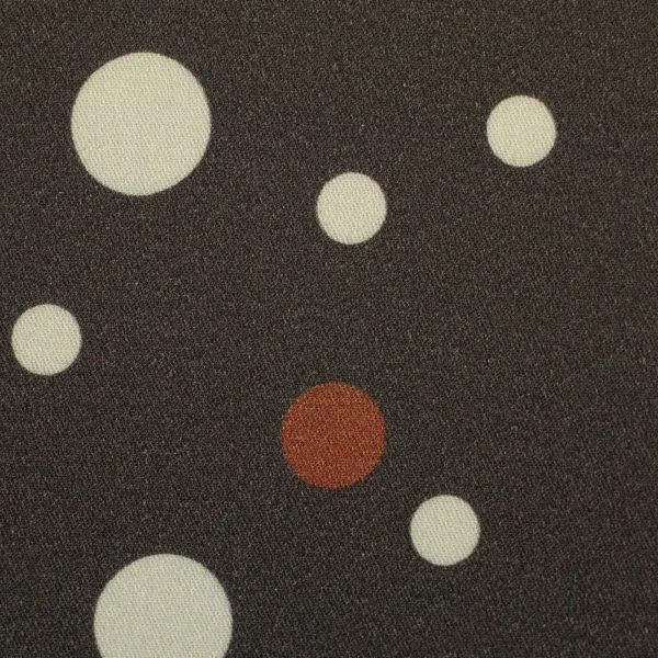 Viskose Stoff Panel 120 cm – Abstrakt Braun Beige – Kibadoo Swafing Herbst Winter Kollektion 26/27