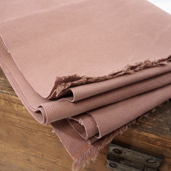 Heavy Washed Canvas altrosa - Mind the Maker 17 OZ pale pink kräftige Baumwolle für Taschen