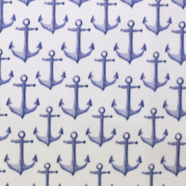 Jersey Nora maritim mit blauen Ankern