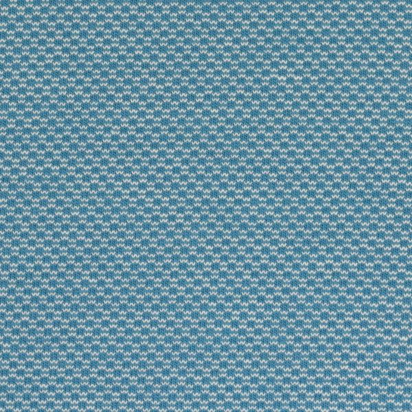 Jacquard Jersey Wabenmuster hellblau – Serie Leroy von Swafing - doubleface