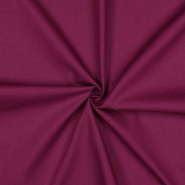 Baumwollstoff uni beere violett - Baumwolle Popeline – Cotton Poplin violet