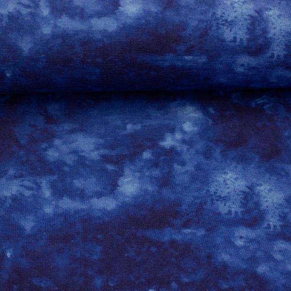 Jersey Batik in Blau - Baumwolljersey von Swafing