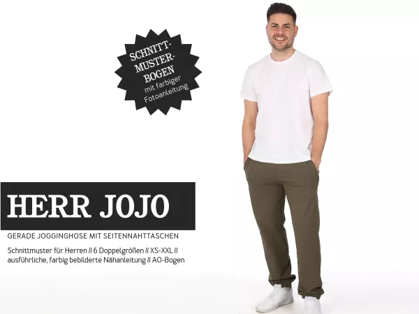 Schnittmuster HERR JOJO • Jogginghose für Herren von Studio Schnittreif • Gr. XS-XXL Sweathose