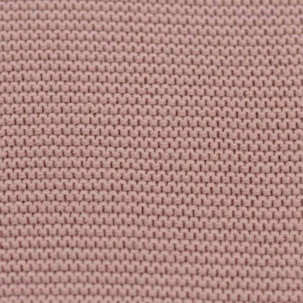 Weicher dicker Strickstoff altrosa – Baumwollstrick Ella von Swafing