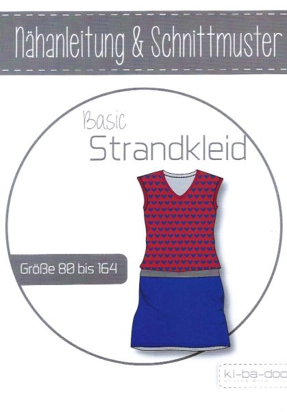 Schnittmuster Basic Strandkleid Kids von KiBaDoo