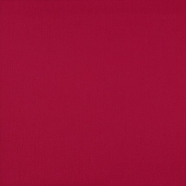 Baumwollstoff uni kirsch pink - Baumwolle Popeline – Cotton Poplin cerise