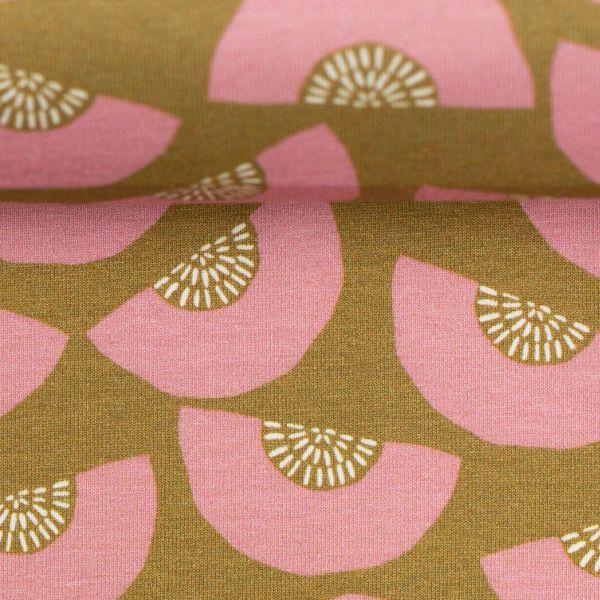 Jersey mit abstrakten Blüten wie Melonen – Serie Smilla von Swafing FS22