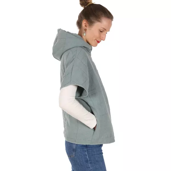 Schnittmuster FRAU KYRA • Weste mit Kapuze von Studio Schnittreif • Gr. XS-XXL