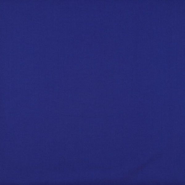 Baumwollstoff uni dunkel royalblau - Baumwolle Popeline – Cotton Poplin dark cobalt