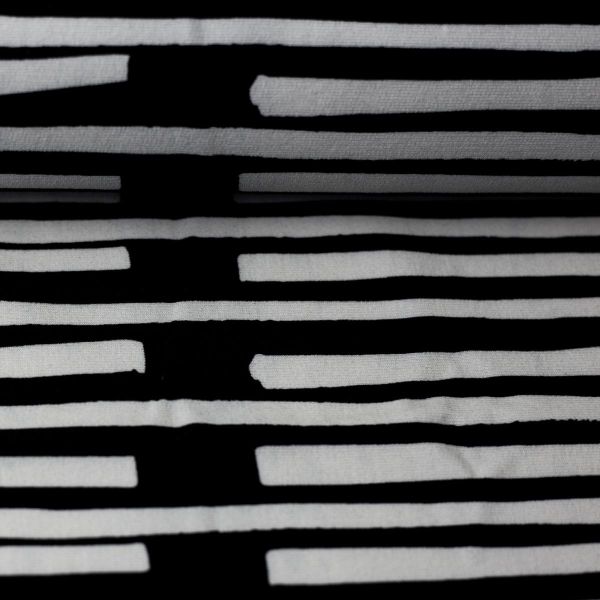 Sweat mit Klavier Tasten schwarz weiß - French Terry Piano von Swafing