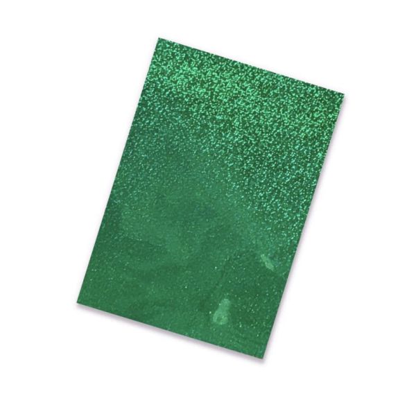 Flexfolie für Textildruck Holo Glitzer sparkle grün A4 - Plotterfolie Plottermarie 105µg